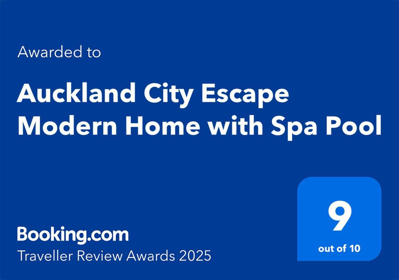 Auckland City Escape Modern Home With Spa Pool Exterior foto
